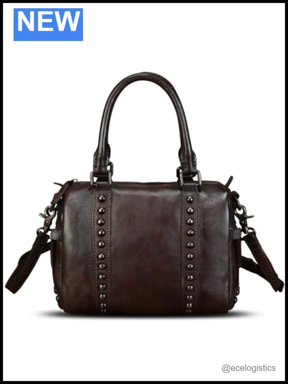 Genuine Leather Satchel Handbag Crossbody Shoulder Bag Vintage Handmade Women